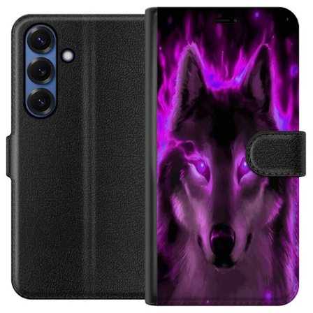 Kompatibelt Lommeboketui til Samsung Samsung Galaxy S25+ Ulven