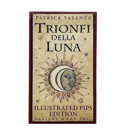 Begränsad upplaga Evil Moon 333 Tarot Trionfi Della Luna Illustrerad Taort Poker