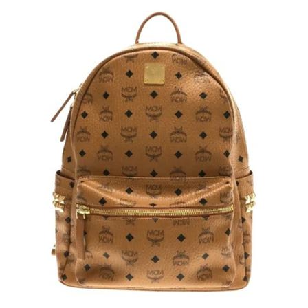 MCM Pre-owned, Pre-owned Backpacks Bruin, Dames, Maat:ONE Size,synthetisch