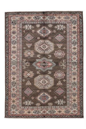 Orientalischer Kazak Ariana Teppich 169X230 Braun/Schwarz Wolle, Afghanistan