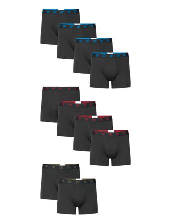 Cr7 Basic, Trunk, 10-Pack Boksershorts Svart CR7*Betinget Tilbud