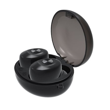 Tws Bluetooth-hörlurar 5.1 Trådlösa Sport Mini Osynliga Binaurala In-ear Brusreducerande HörlurarSvart