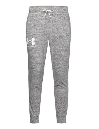 Ua Rival Terry Jogger Sweatpants Hyggebukser Grå Under Armour