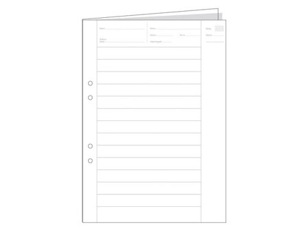 Provskrivp. A3 linj.18 mm vikt 250/fp - Lyreco - Skola och förskola - Förbrukning skola häften - Provskrivningspapper