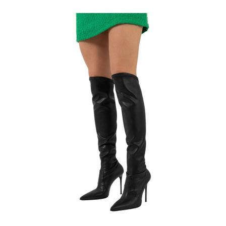 Sergio Levantesi, High Boots Zwart, Dames, Maat:40 EU,rubber