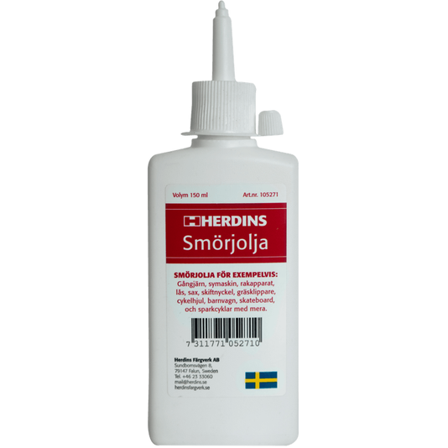 HERDINS SYMASKINOLJE 150ML