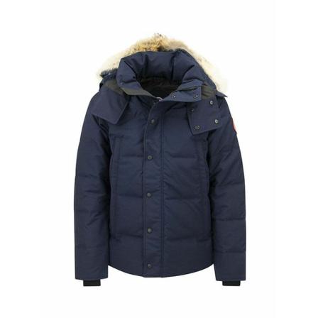 Canada Goose, Jacket With Logo Blauw, Heren, Maat:S