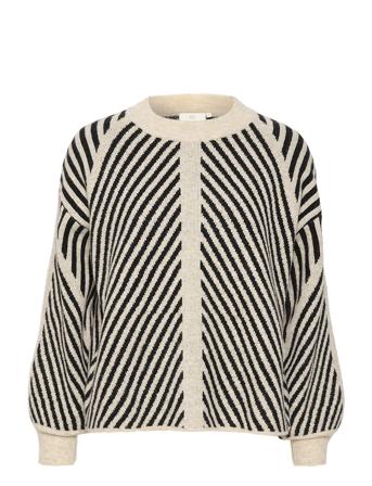 Kavera Knit Pullover Beige Kaffe