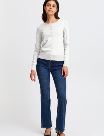 Fransa Frzubasic 60 Cardigan - White - S