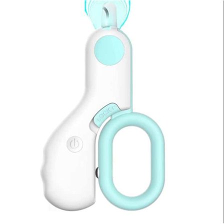 Katte Kanin Hund Negleklipper og Trimmere med Lys for at Forhindre Overklipning Professionelt Plejeredskab til Små Dyr Negleklippere(Blå)