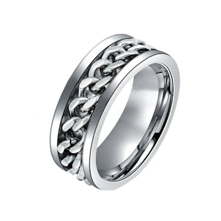 Antistressring med flasköppningsfunktion silver 20 mm