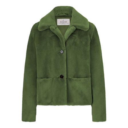 Milestone, Faux Fur & Shearling Jackets Groen, Dames, Maat:L