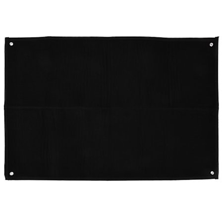 Militær Patch Samling Display Panel Væghængt Holder til Moral Krog og Loop Emblem Sort