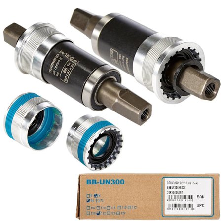 Shimano Keskiölaakeri 68/122,5mm BB-UN300 BSA Neliökiinnitys