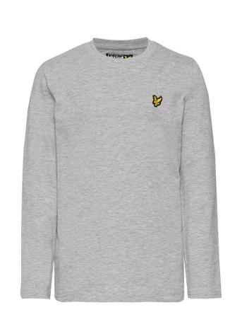 Classic L/S T-Shirt T-shirts Long-sleeved T-shirts Grå Lyle & Scott Junior
