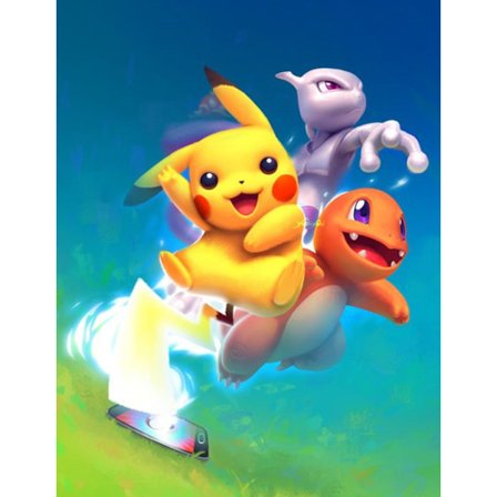 5d diamond painting Pikachu DIY full diamantbroderi dekorativ målning (40 * 50 cm-stil 2)