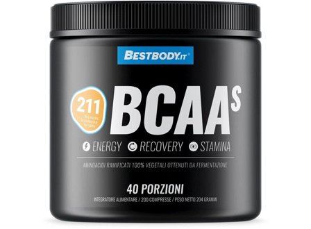 Bestbody BCAAs 2:1:1 Aminoacidi Ramificati 200 Compresse