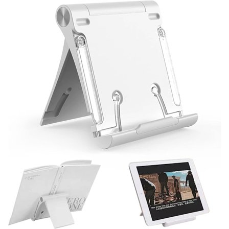 Pöytähylly, musiikkihylly, vapaasti säädettävä kirjahylly, kevyt kokoontaitettava hylly kirjoille, resepteille, nuoteille, matkapuhelimen pidike, 