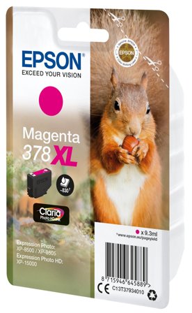Epson 378XL - XL - magenta - original - blekkpatron