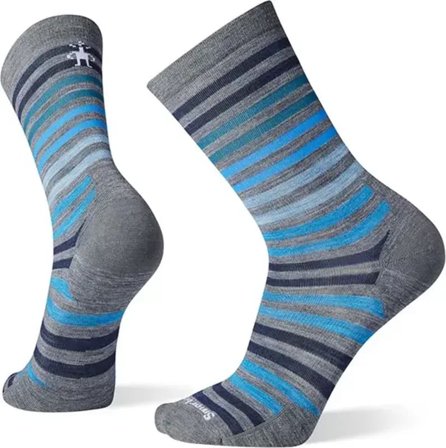 Smartwool Men's Evy Spruce Street Crew Socks Men everyday socks Blue 42-45