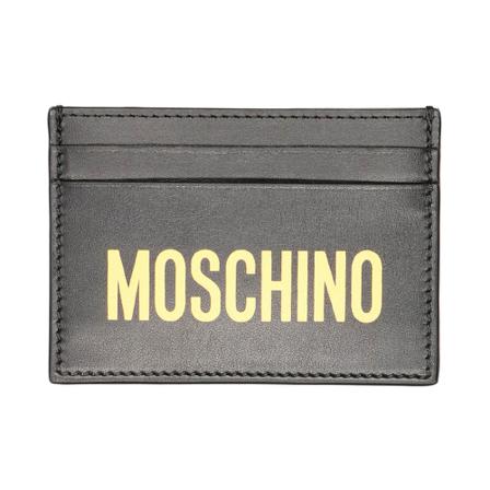 Moschino Logo Cardholder , Zwart , Dames , Maat: ONE Size