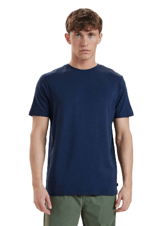 Resteröds O-neck T-shirt, Bambu, Fsc T-shirts Herr Blå S