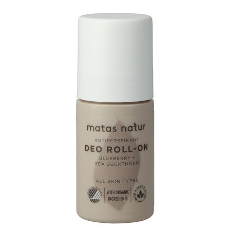 Matas Natur Superfruit Blueberry Antiperspirant Deo Roll-On 50 ml, Parfumer & Dufte, Til Hende, Deodorant