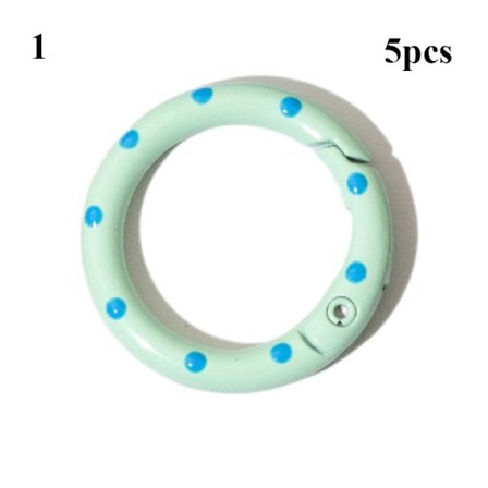 5 stk Fjær O-ringspenner Karabinkrok 1 1