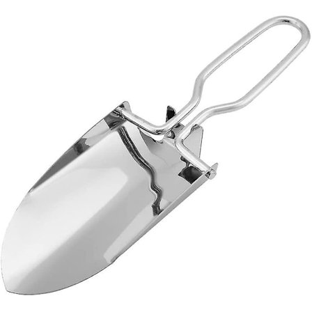 Camping Spade Hopfällbar Spade Mini Spade Utomhus Trädgård Rostfritt Stål Hopfällbar Skyffel Bärbar Hand Rostbeständig Metall Bärbar För Camping (