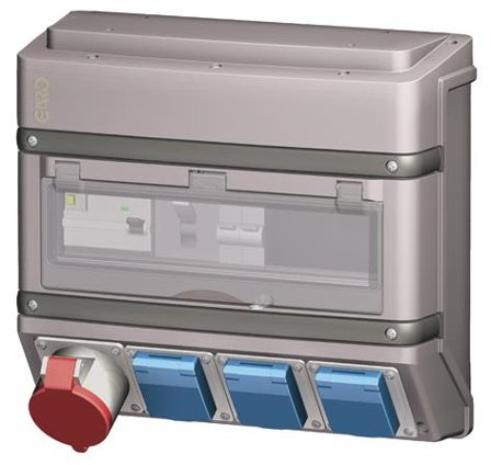 Garo 01102-JFB Uttagsbox med jordfelsbrytare, Elfördelning & strömförsörjning