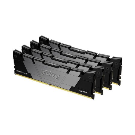 Kingston FURY Renegade - DDR4 - sett - 64 GB: 4 x 16 GB - DIMM 288-pin - 3600 MHz / PC4-28800 - ikke-bufret