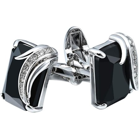 Herrar Kvadratiska Klassiska Manschettknappar för Bröllop Affärer Lyxig Smoking Formella Skjortor Svarta Blå Röda Manschettknappar för Män Brudgum$