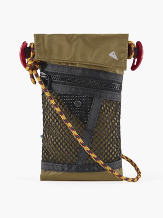 Klättermusen - Algir Lanyard Pocket - Olive - Unisex - One Size