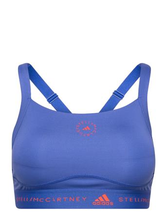Truepurpose Medium Support Bra W Blue Adidas By Stella McCartney