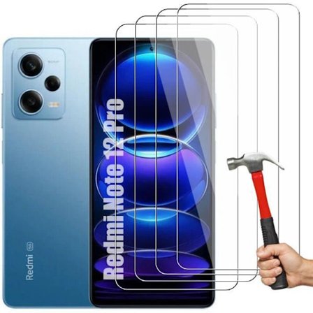 Lot-4 härdat glas för Redmi Note 12 Pro+ 5G / Note 12 Pro 5G - Skärmskydd med hög upplösning