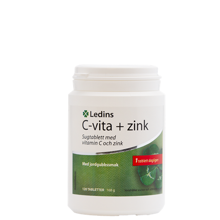 Ledins C-Vitamin och Zink 120 tabletter