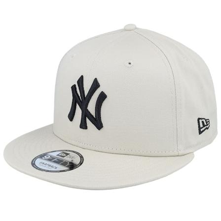 New Era - MLB Beige snapback Cap - New York Yankees League Essential 9FIFTY Neyyan Stone/Black Snapback @ Hatstore