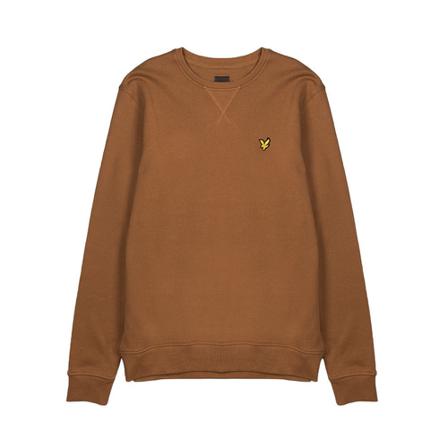 Lyle & Scott Crew Neck Sweatshirt Brun, Herre Sweatshirts, Størrelse: M