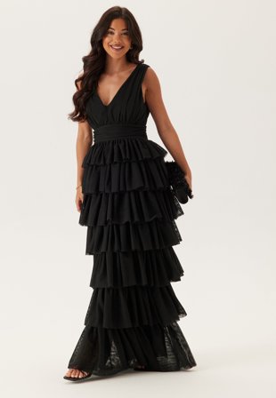Bubbleroom Occasion-Tulle Frill Gown-34