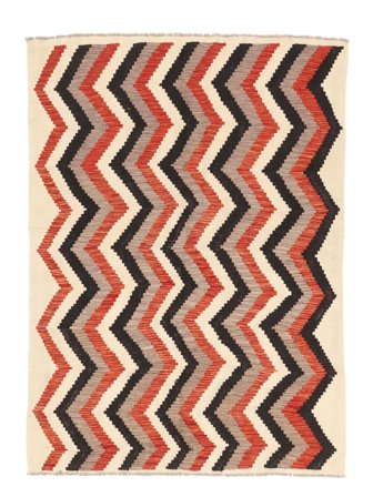 Kelim Modern Teppich Moderner Beige/Braun (Wolle, Afghanistan)