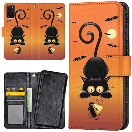 Samsung Galaxy S20 - Plånboksfodral/Skal Katt och Mus