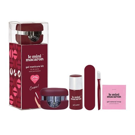 Le mini macaron Gel Manicure Kit Cassis, Makeup, Gelénegle, Uv Lamper