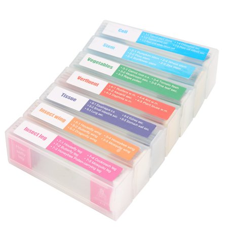 35 stk. Biologi Glass Forberedte Mikroskopglass Laboratorieprøver Sett