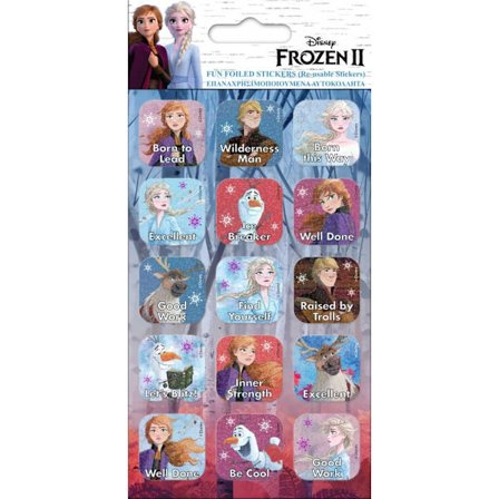 Frozen II 15 kpl kimaltelevia tarroja tarra frost elsa anna