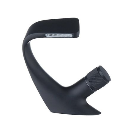 Modern svart vattenfall kran, keramisk ventil, varm och kall a