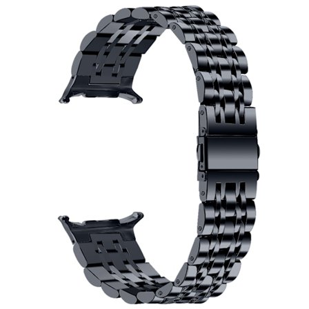 Kompatibel med Samsung Galaxy Watch 8 Rostfritt Stål Armband - Integrerad Design med Sju Pärlor, Tunn och Lätt