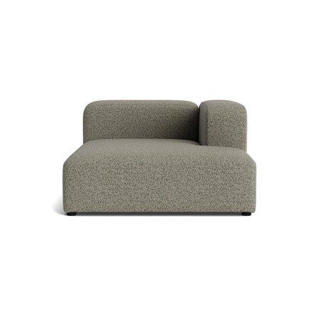 Milo XL chaiselong, højrevendt - Puente Grøn - 130x170x72 - Sofa, chaiselong