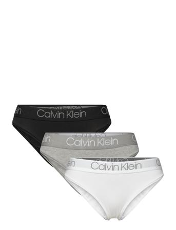 3Pk High Leg Tanga Truse Brief Truse Multi/mønstret Calvin Klein*Betinget Tilbud