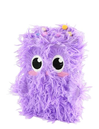 Robetoy | Notebook Fluffy Purple Monster A5 | ONE SIZE