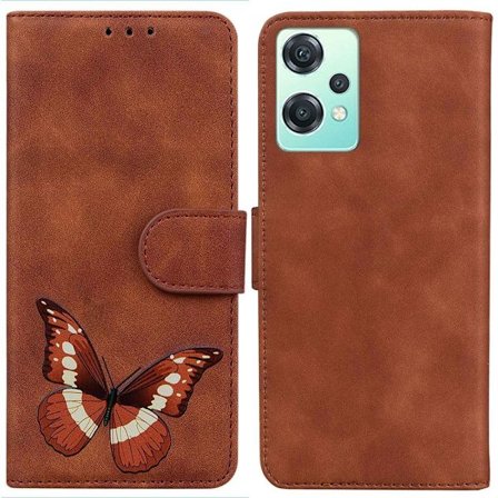 OnePlus Nord CE 2 Lite 5G Magnetic Book wallet cover - Brown